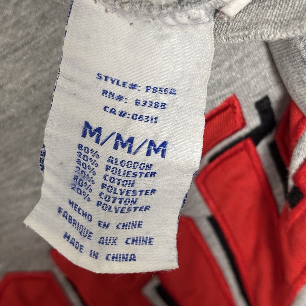 Vintage Y2K Kansas City Chiefs Hoodie Puma KC Arrowhead Grey Medium 2000 - Picture 8 of 12